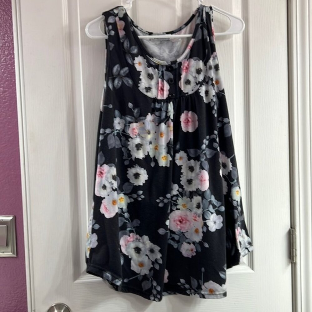 Floral tank top